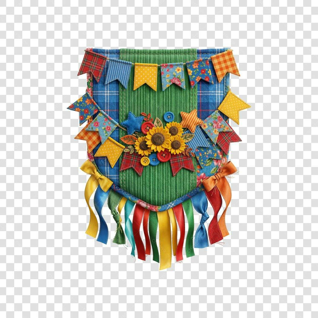 Elemento Decorativo Festa Junina Arraial PNG Fundo Transparente