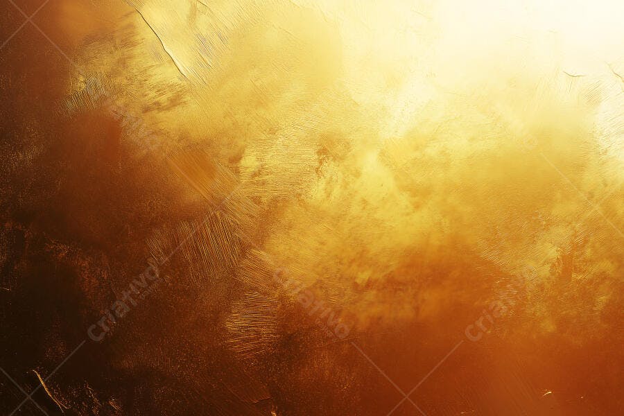 Foto Abstrata Textura Dourada Brilhante Fundo Luz Amarela