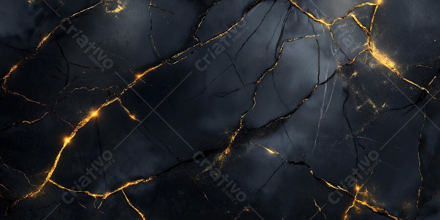 Foto Textura Mármore Preto Dourado Luxuoso Abstrato