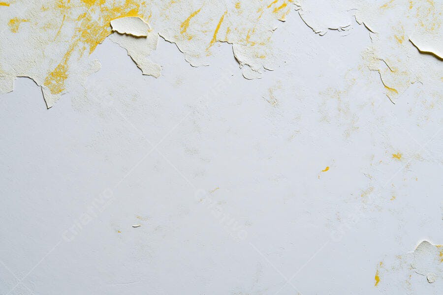 Foto Textura Parede Descascada Amarela Branca Abstrata