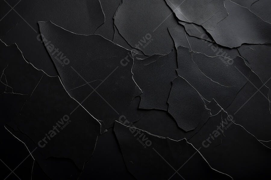 Foto Textura Pedra Ardósia Preta Quebrada Fundo Escuro