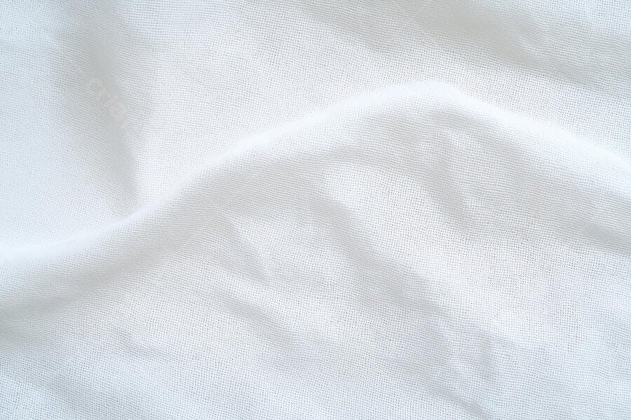 Foto Textura Tecido Branco Macio Suave Dobras Abstratas