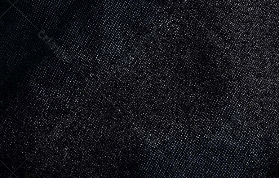 Foto Textura Tecido Escuro Linho Algodão Fundo Preto