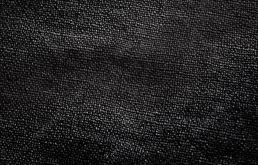 Foto Textura Tecido Preto Rústico Fundo Abstrato Escuro