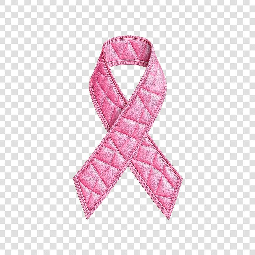 Ilustração Laço Rosa Outubro Rosa PNG Fundo Transparente