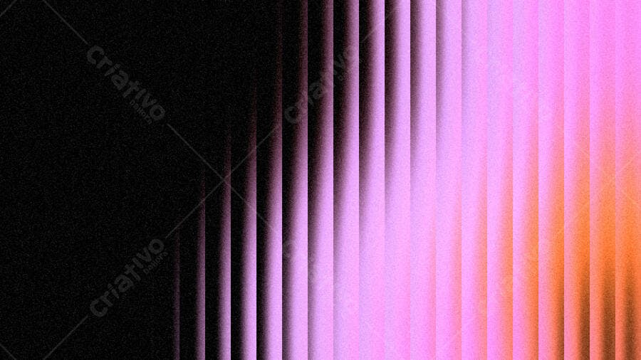 Foto Abstrata Linhas Verticais Gradiente Rosa Laranja Preto
