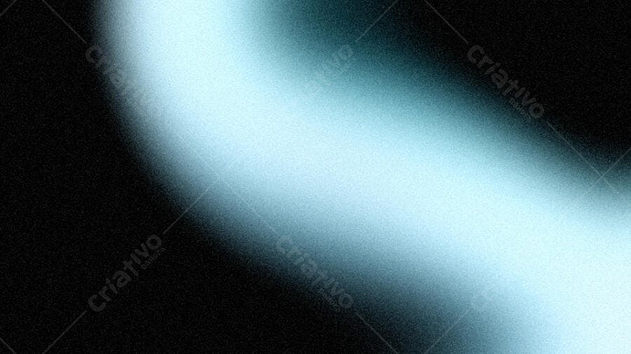 Foto Abstrata Luz Azul Neon Fundo Escuro com Ruído