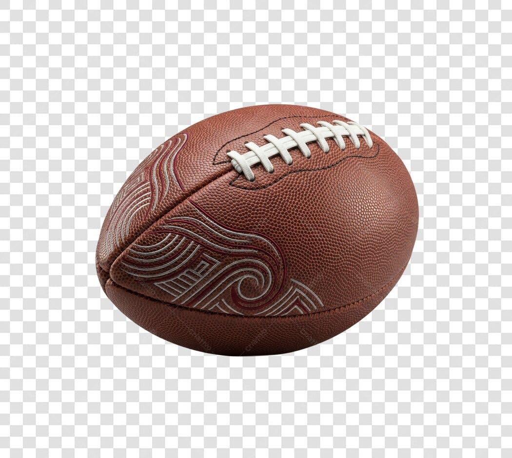 Foto Recortada Bola Futebol Americano Esporte PNG Fundo Transparente