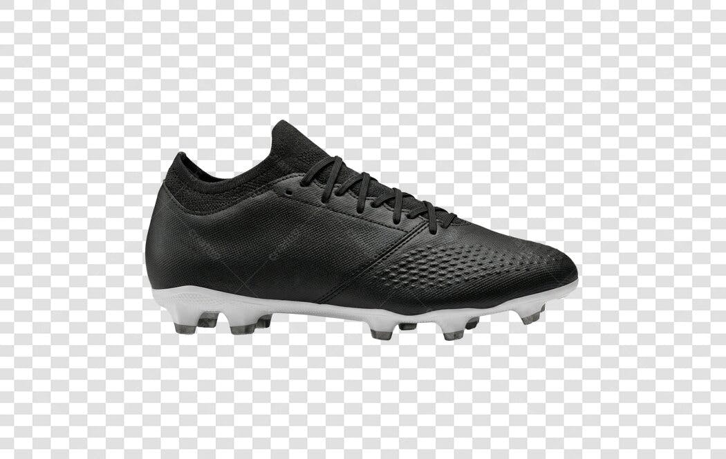 Foto Recortada Chuteira Preta Futebol PNG Fundo Transparente