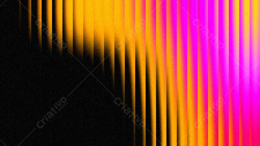Fundo Abstrato Linhas Verticais Gradiente Amarelo Rosa Preto