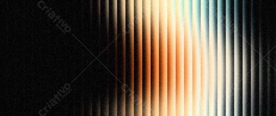 Fundo Abstrato Listras Verticais Gradiente Laranja Azul Preto