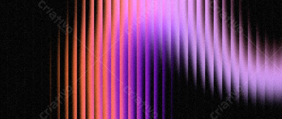 Fundo Abstrato Listras Verticais Gradiente Roxo Laranja Preto
