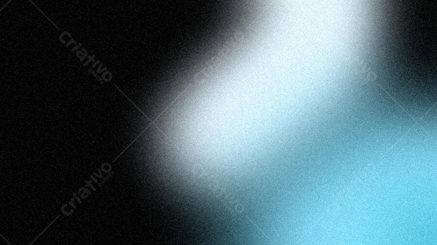 Fundo Gradiente Abstrato Preto Azul Branco com Ruído Granulado