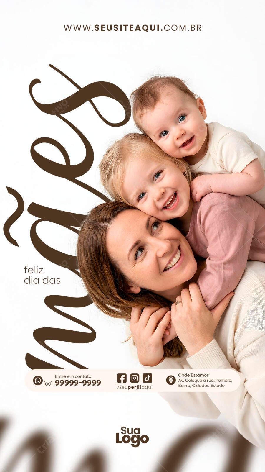 Story Dia das Mães Família Amor PSD Editável