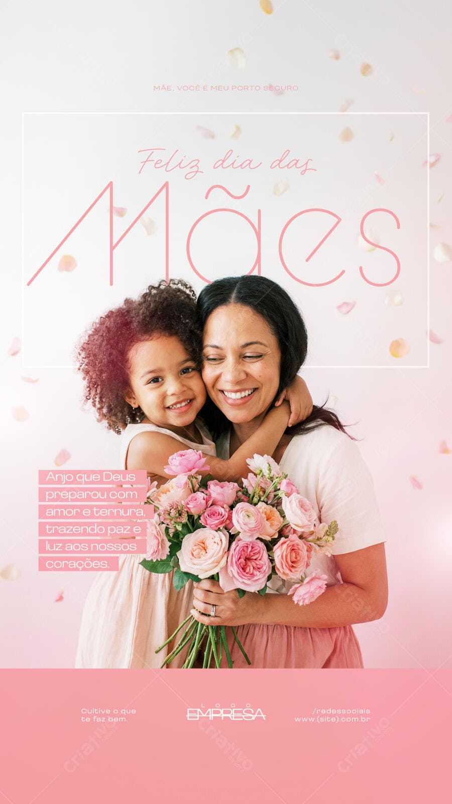 Story Dia das Mães Floricultura Rosas PSD Editável