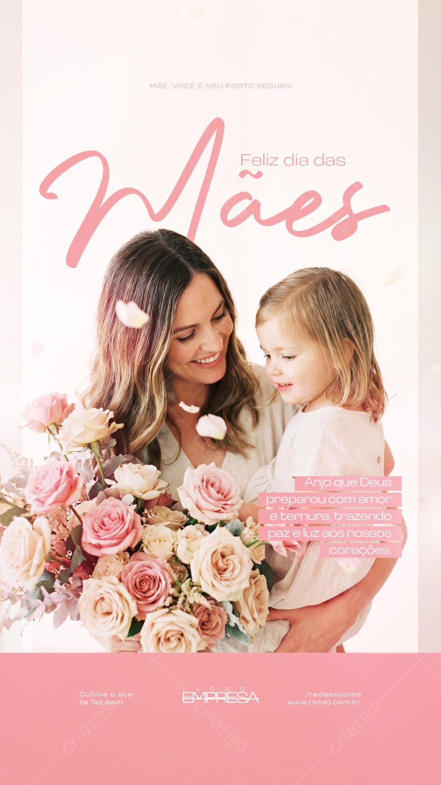 Story Dia das Mães Maio Floricultura PSD Editável