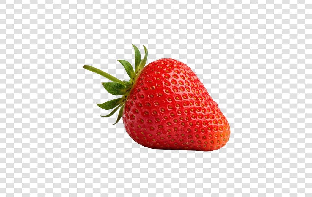 Foto Recortada Morango Vermelho Fruta PNG Fundo Transparente