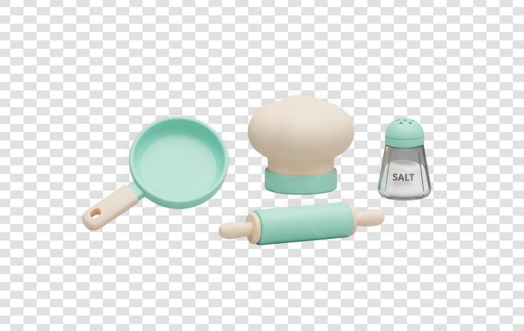 Foto Recortada Utensílios Cozinha Brinquedo PNG Fundo Transparente