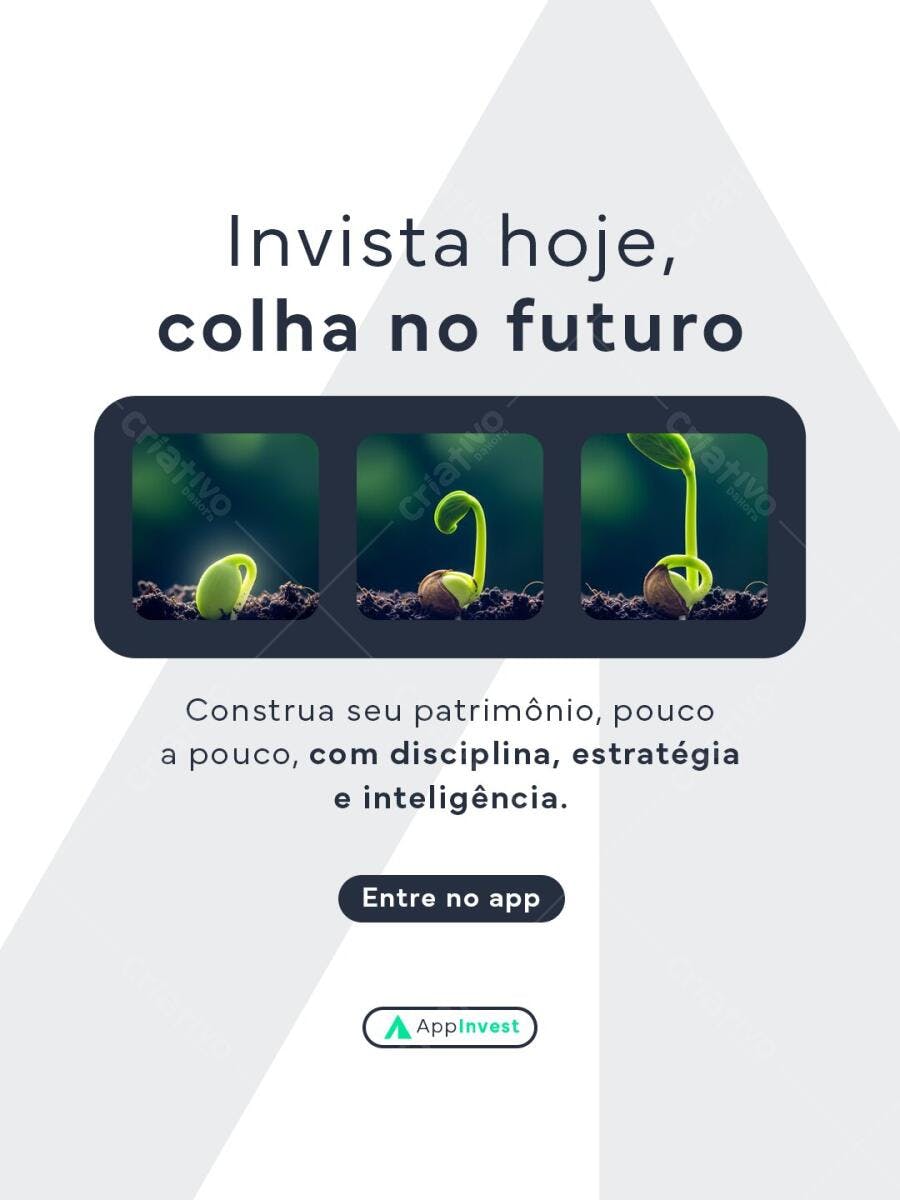 Post Instagram Investimento Finanças PSD Editável