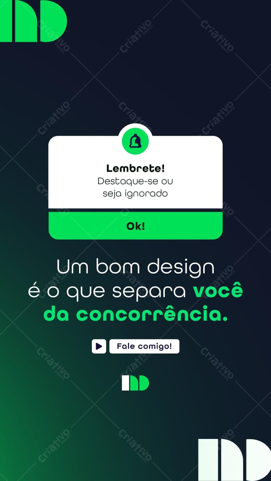 Post Instagram Marketing Digital Lembrança PSD Editável