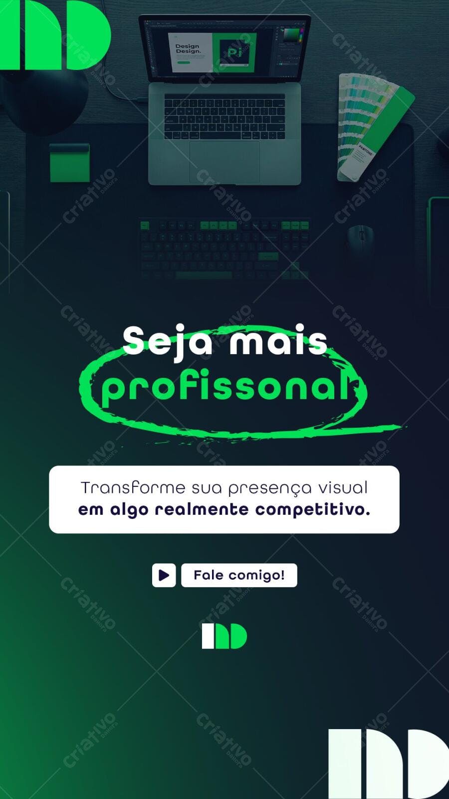 Story Instagram Marketing Digital Agência PSD Editável