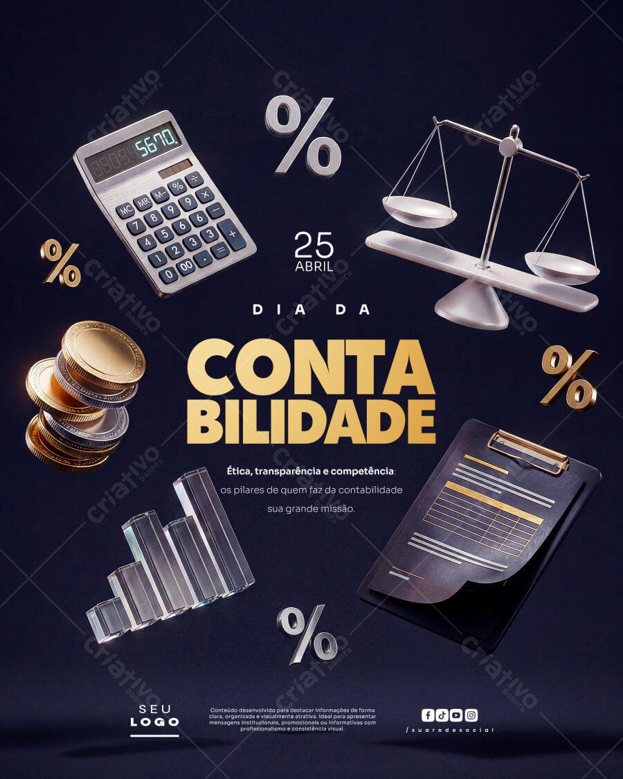 Post Dia da Contabilidade 25 Abril PSD Editável