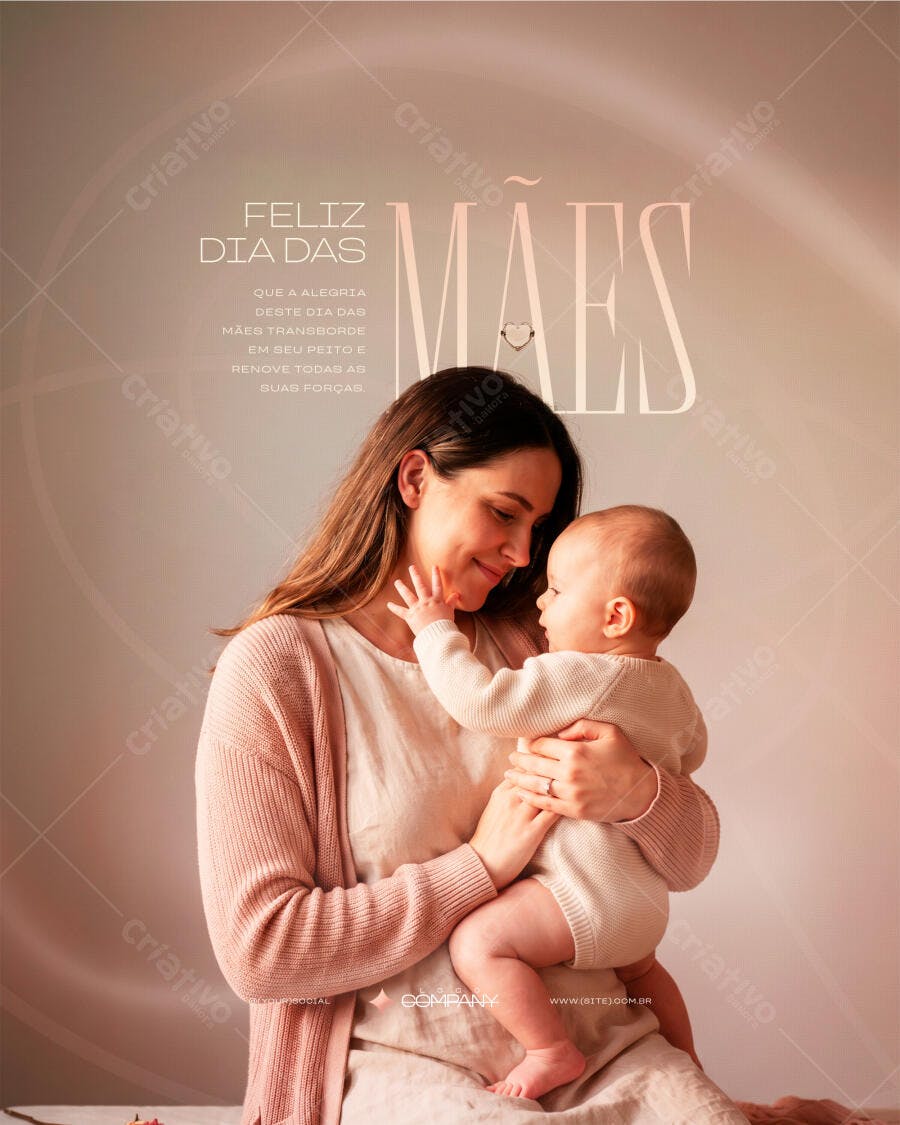 Post Instagram Dia das Mães PSD Editável