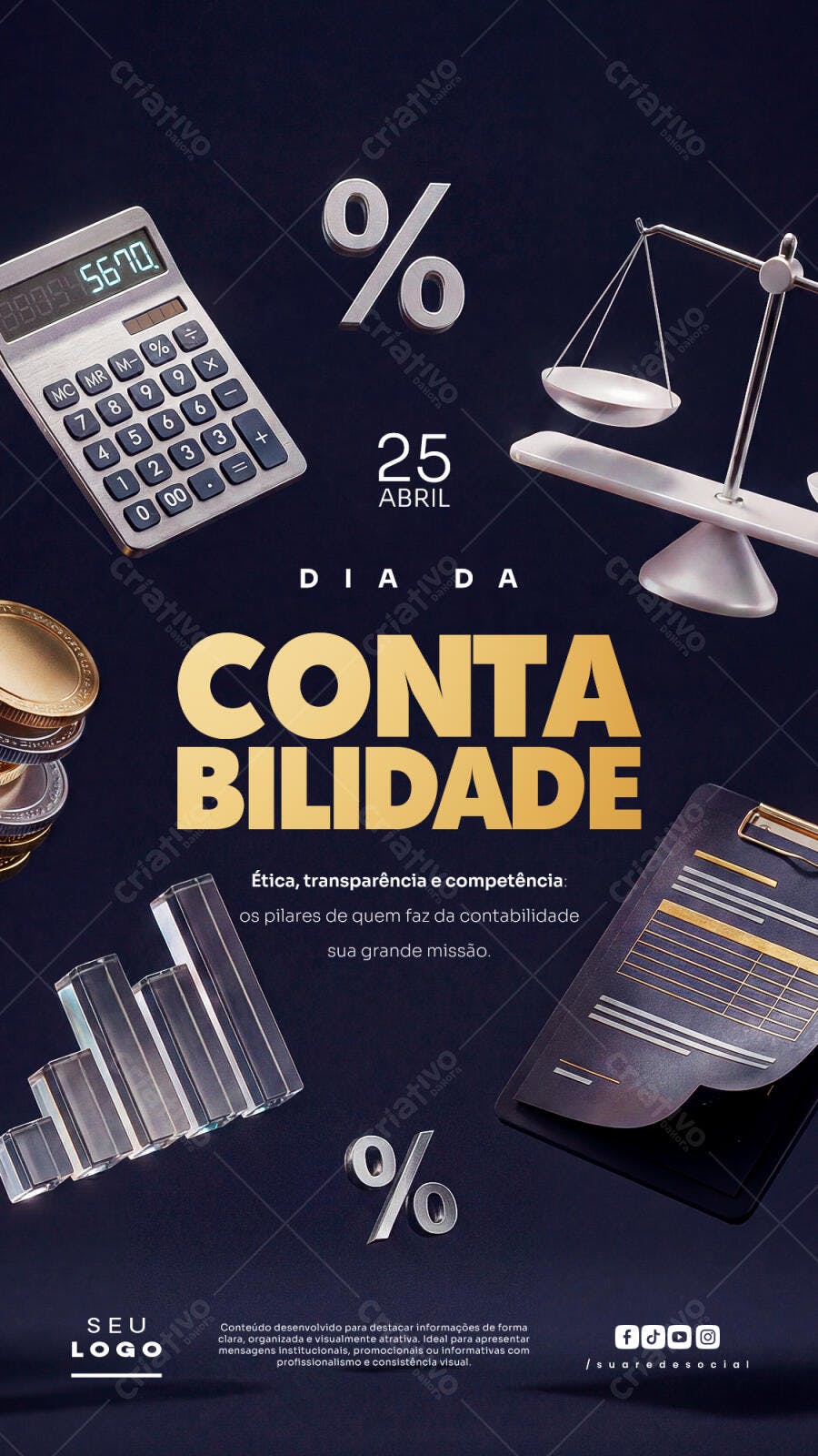 Story Dia da Contabilidade 25 Abril PSD Editável