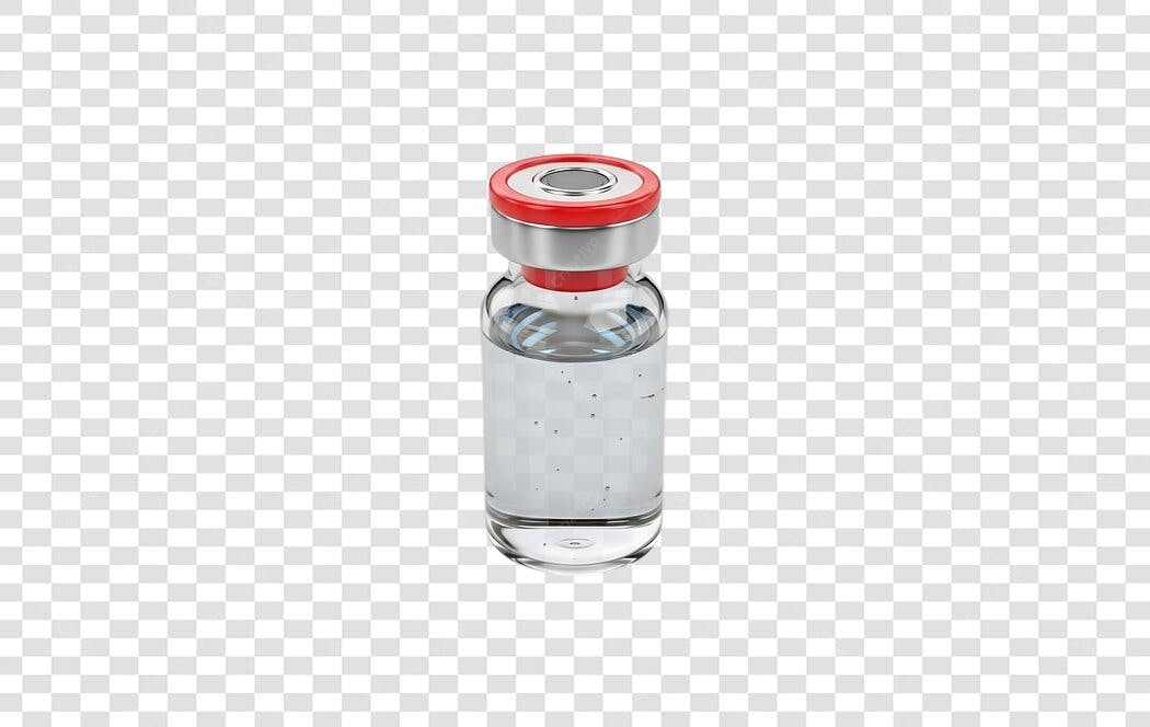 Foto Recortada Frasco Vacina Remédio PNG Fundo Transparente