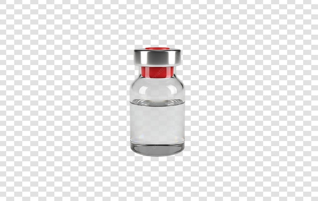 Foto Recortada Frasco Vacina Remédio PNG Fundo Transparente