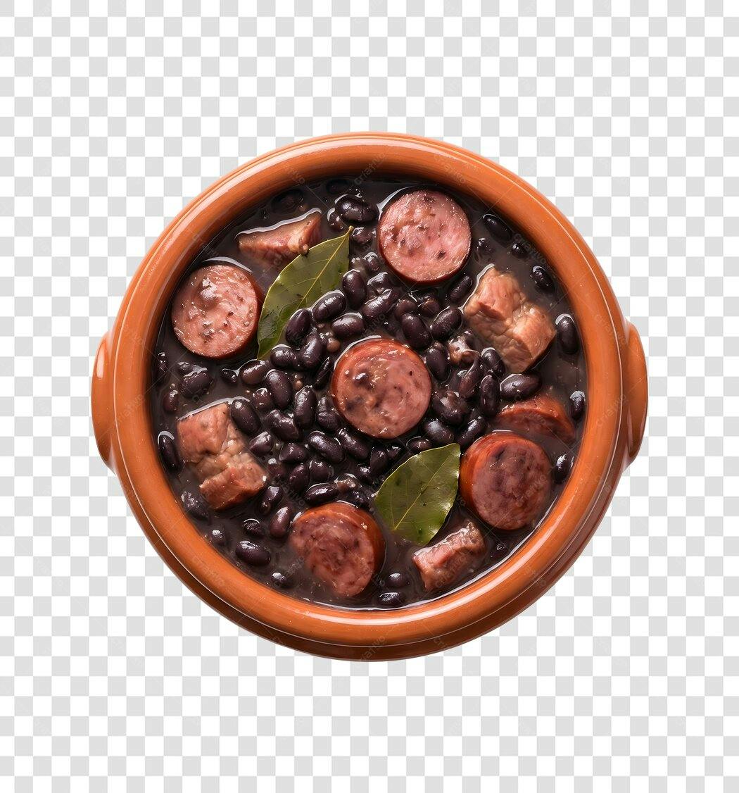 Foto Recortada Feijoada Completa Prato Típico PNG Fundo Transparente