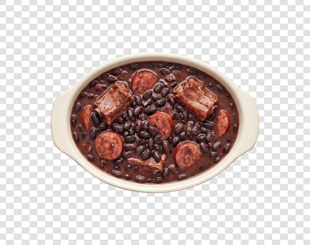 Foto Recortada Feijoada Completa Prato Típico PNG Fundo Transparente