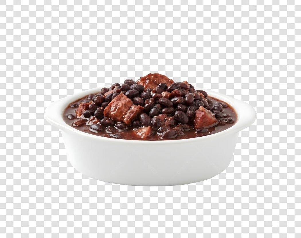 Foto Recortada Feijoada Prato Típico Brasileiro PNG Fundo Transparente
