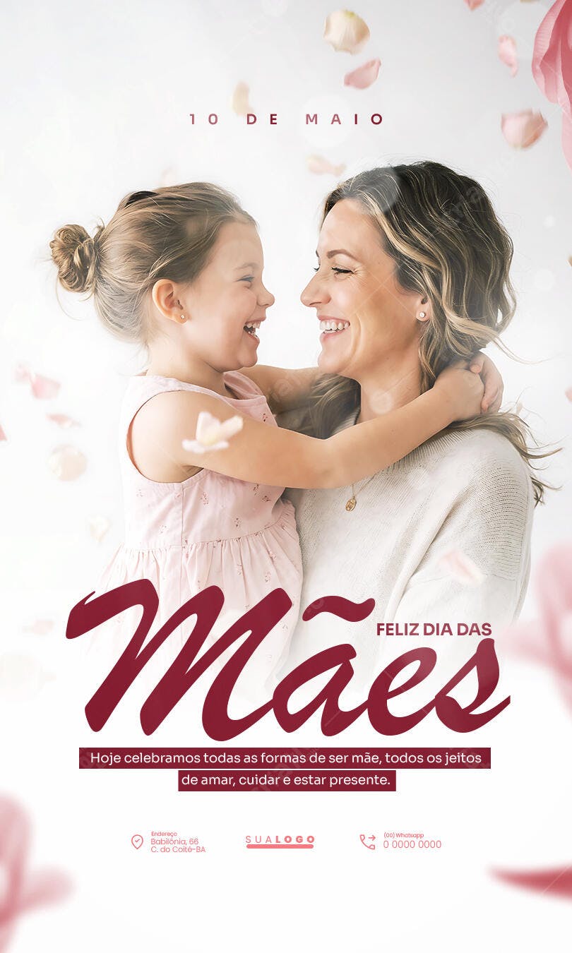 Story Dia das Mães Maio PSD Editável