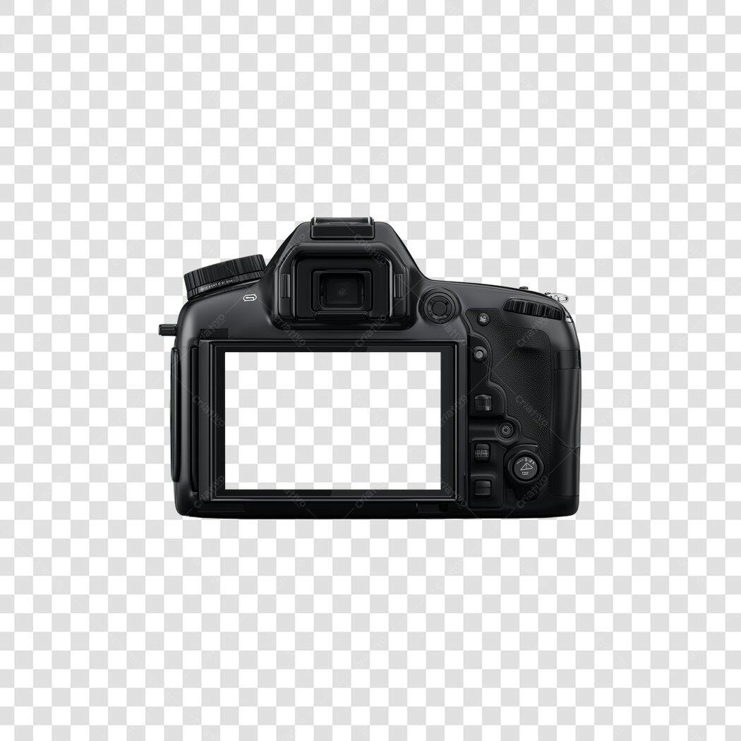 Foto Recortada Câmera Fotográfica Profissional PNG Fundo Transparente