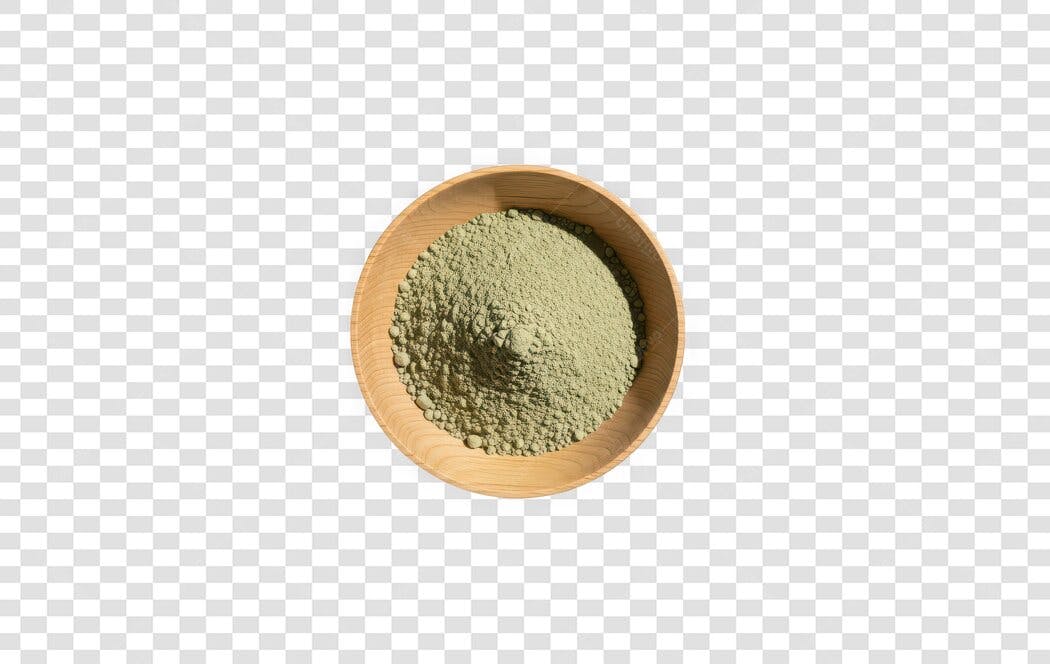 Foto Recortada Chá Verde Matcha Tigela Madeira PNG Fundo Transparente