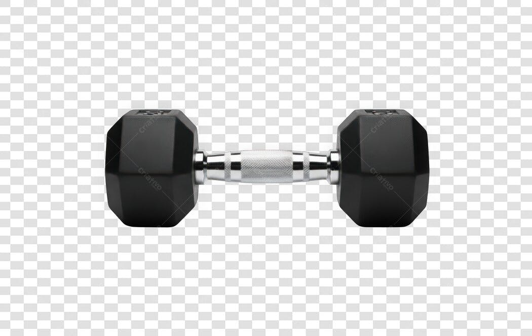 Foto Recortada Haltere Peso Academia Fitness PNG Fundo Transparente