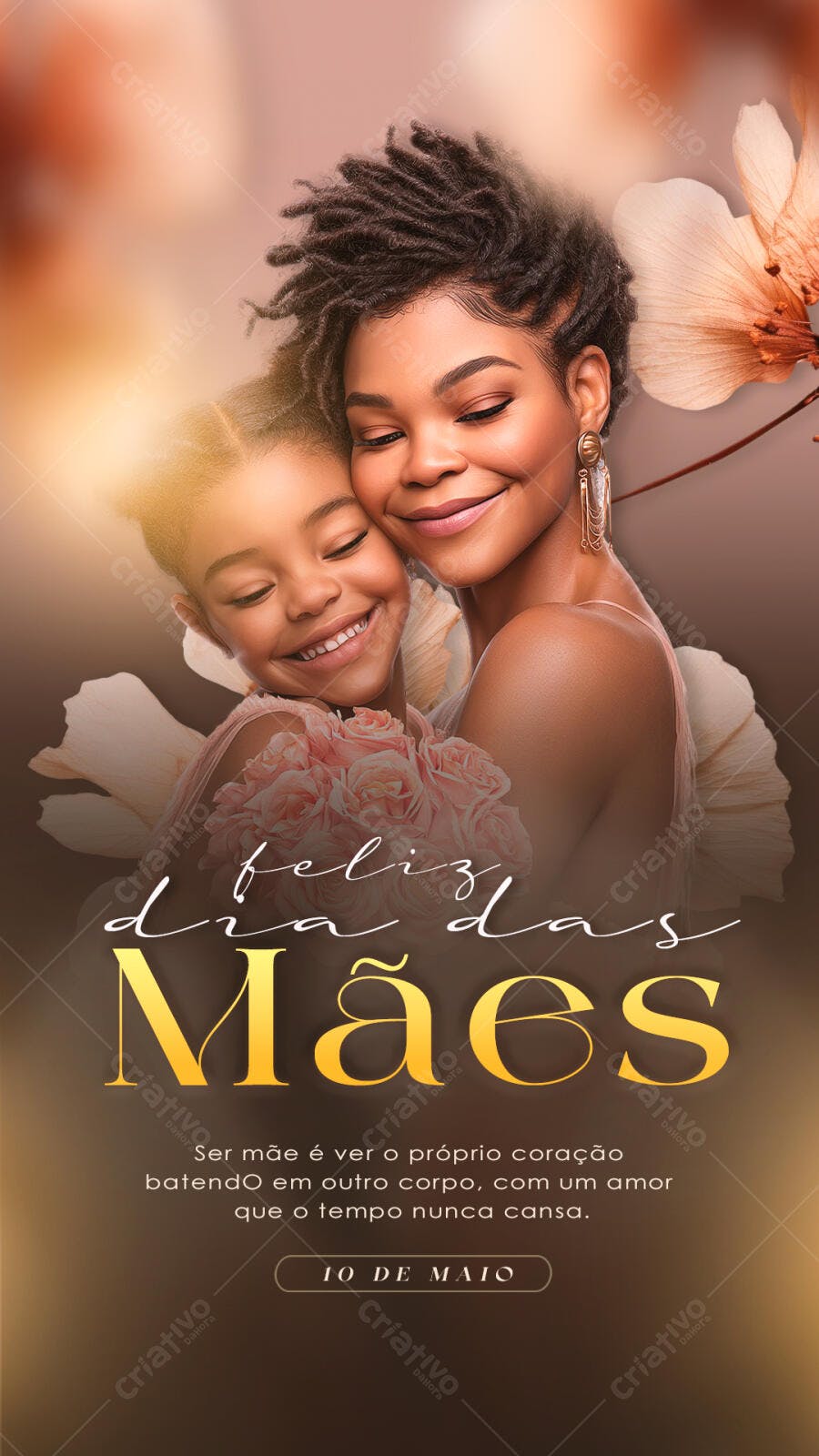 Story Dia das Mães Maio Floricultura PSD Editável