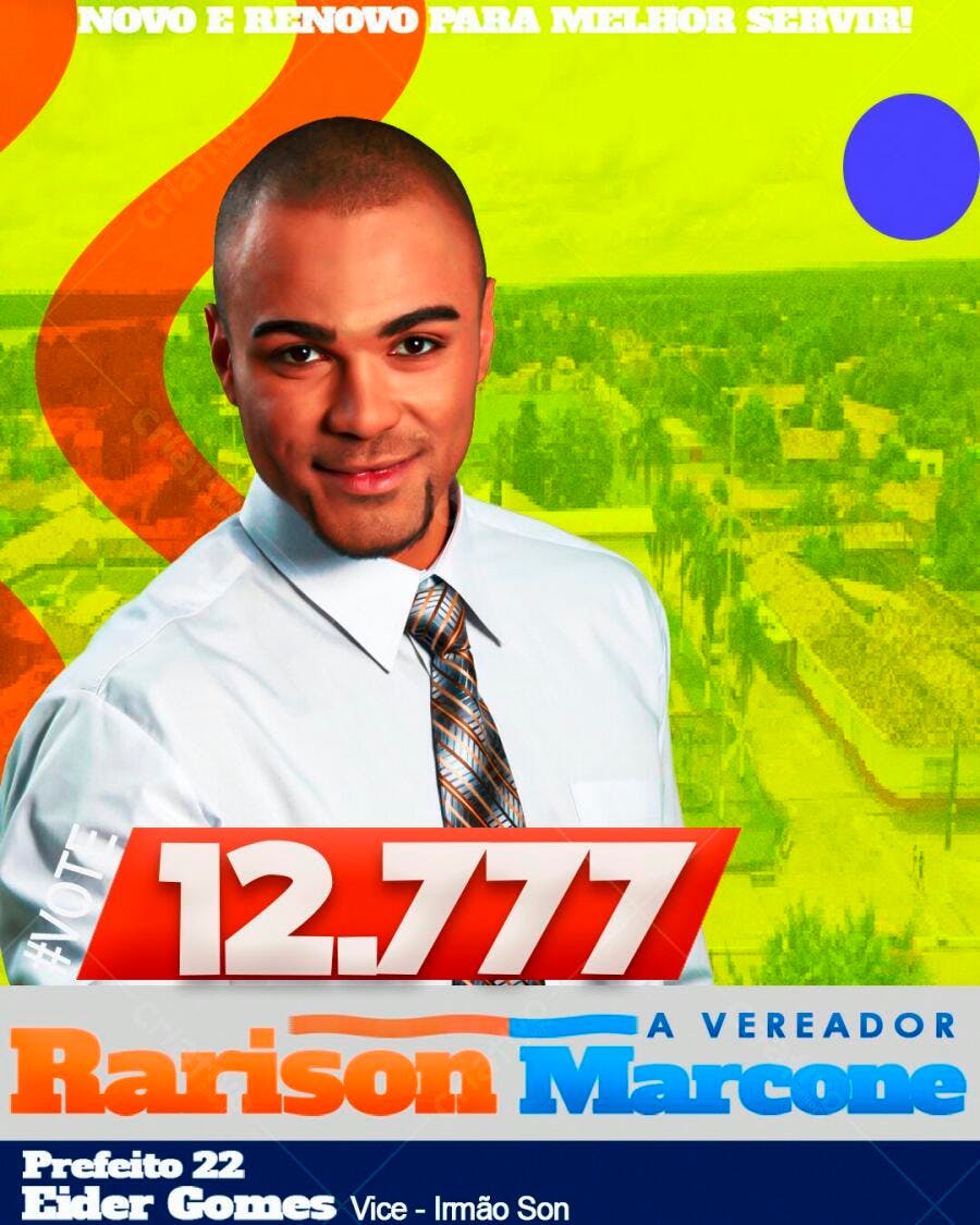 Flyer Campanha Política Vereador PSD Editável
