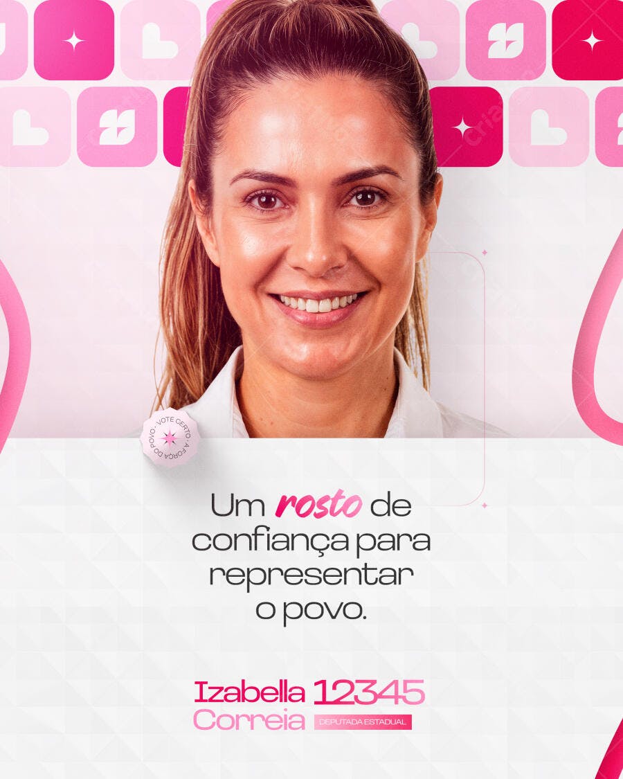 Post Campanha Política Eleições PSD Editável