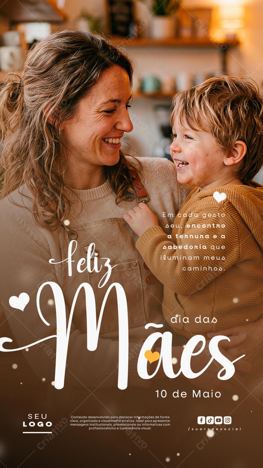 Story Dia das Mães 10 de Maio PSD Editável