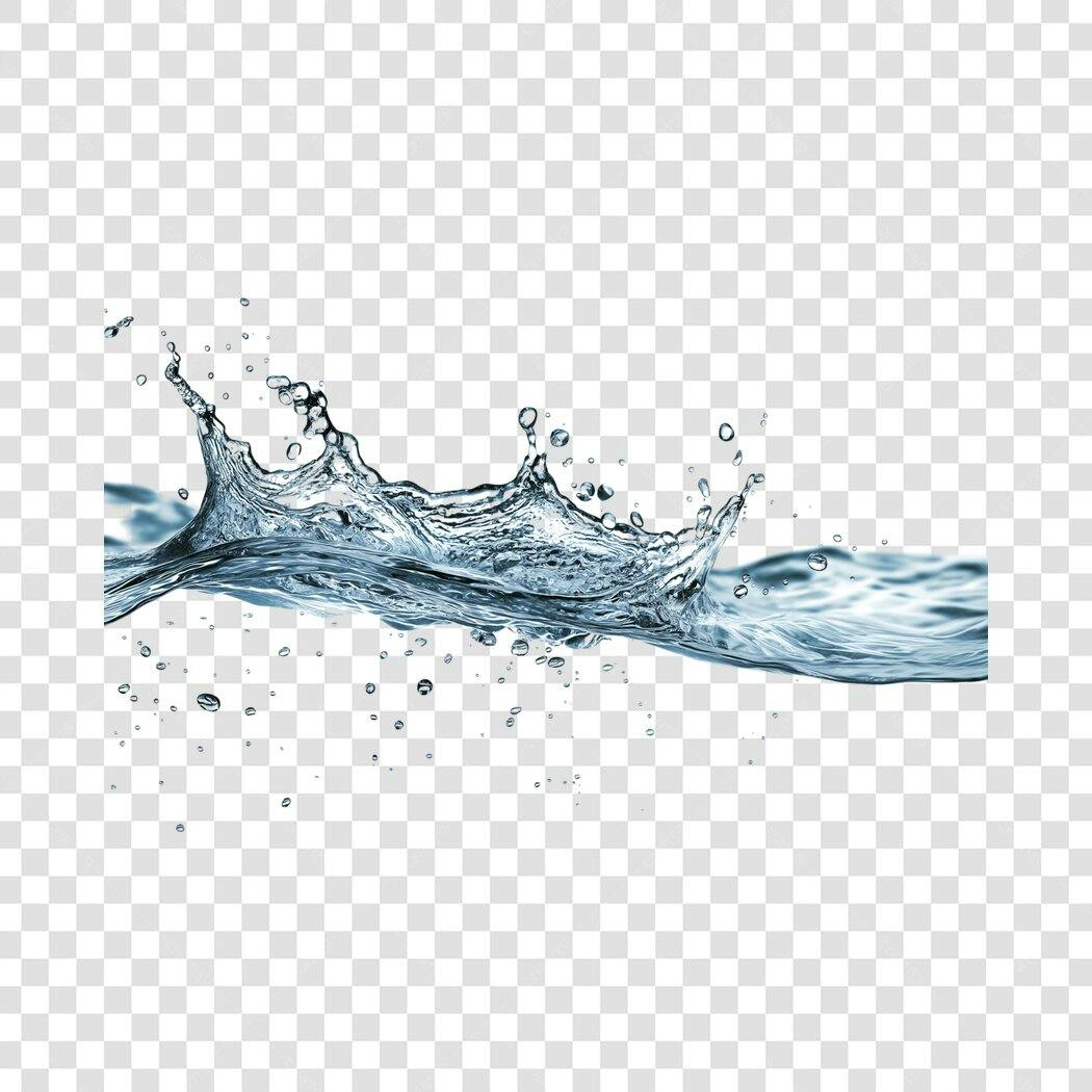 Foto Recortada Água Salpicando Transparente PNG Sem Fundo