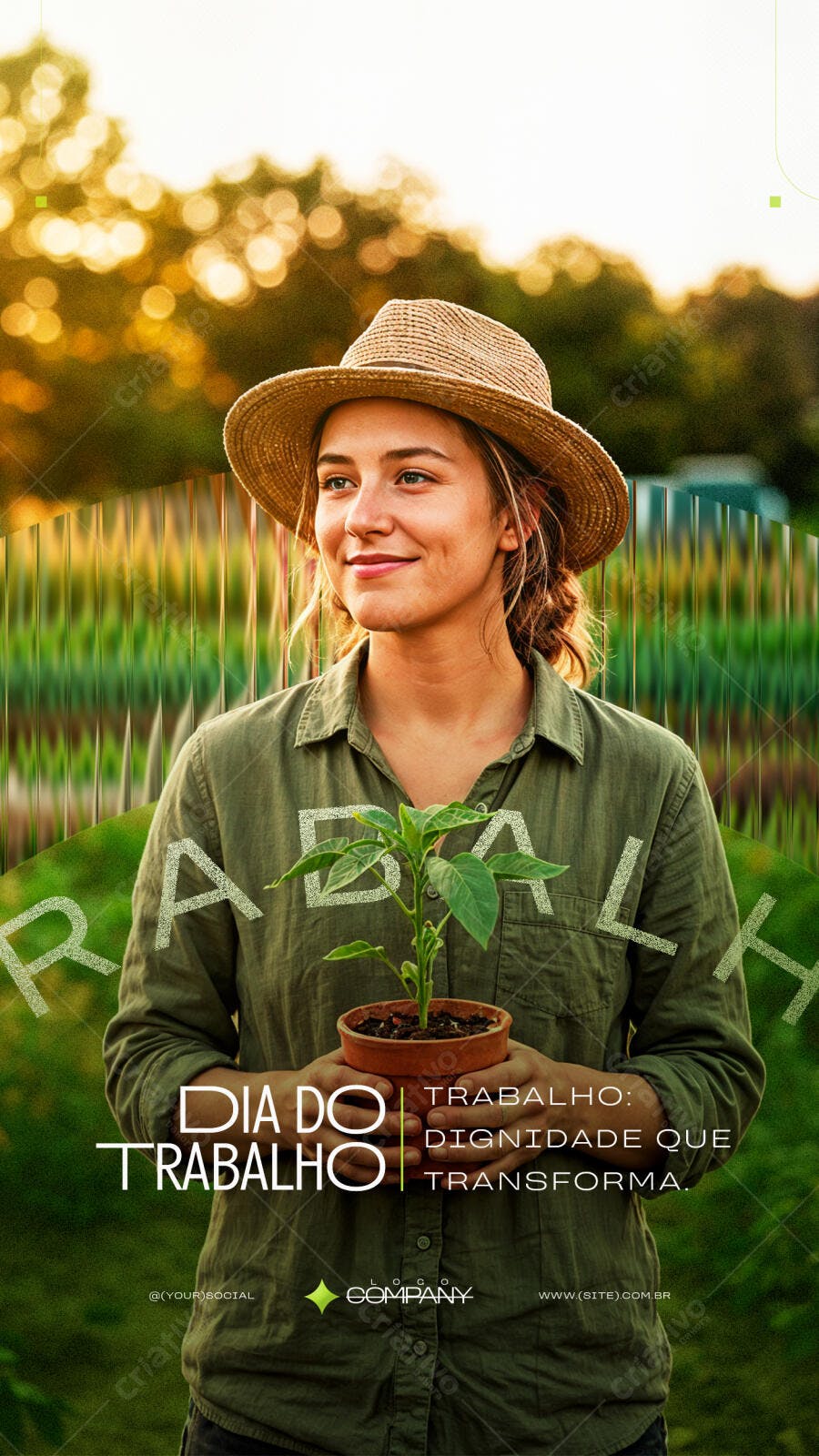 Story Dia do Trabalho 1 de Maio PSD Editável