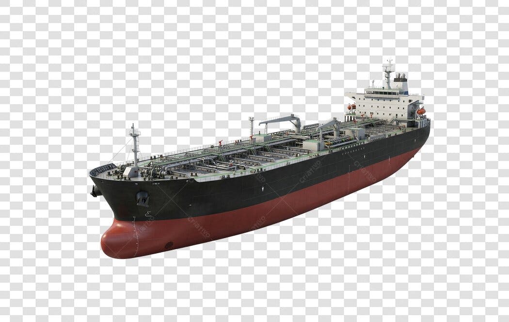 Foto Recortada Navio Petroleiro Cargueiro PNG Fundo Transparente
