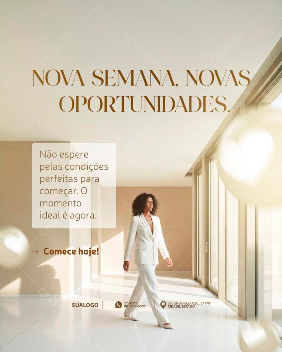Post Instagram Nova Semana Oportunidades PSD Editável