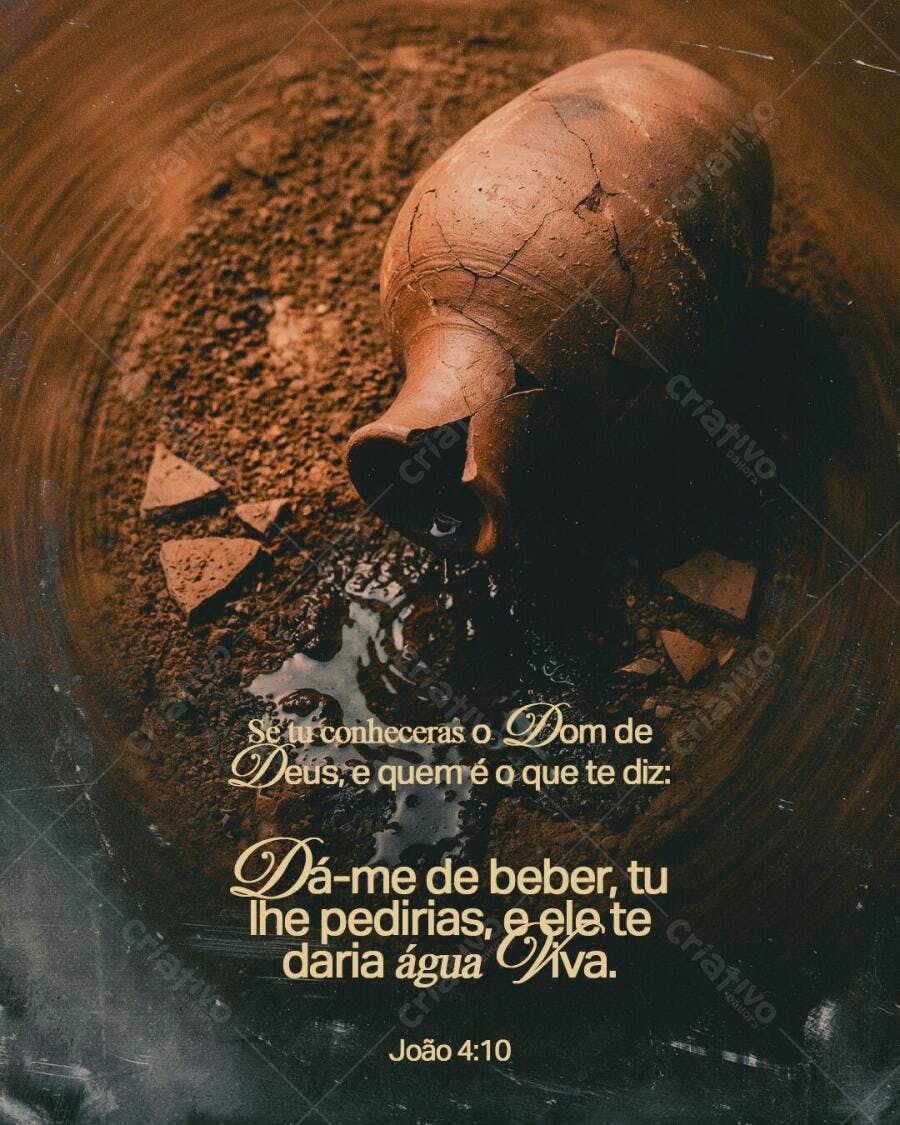Post Instagram Igreja Versículo Bíblico PSD Editável