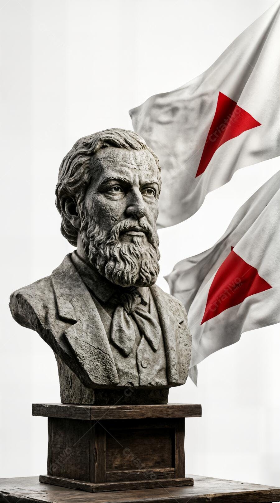 Foto Busto Tiradentes Estátua Minas Gerais Bandeira