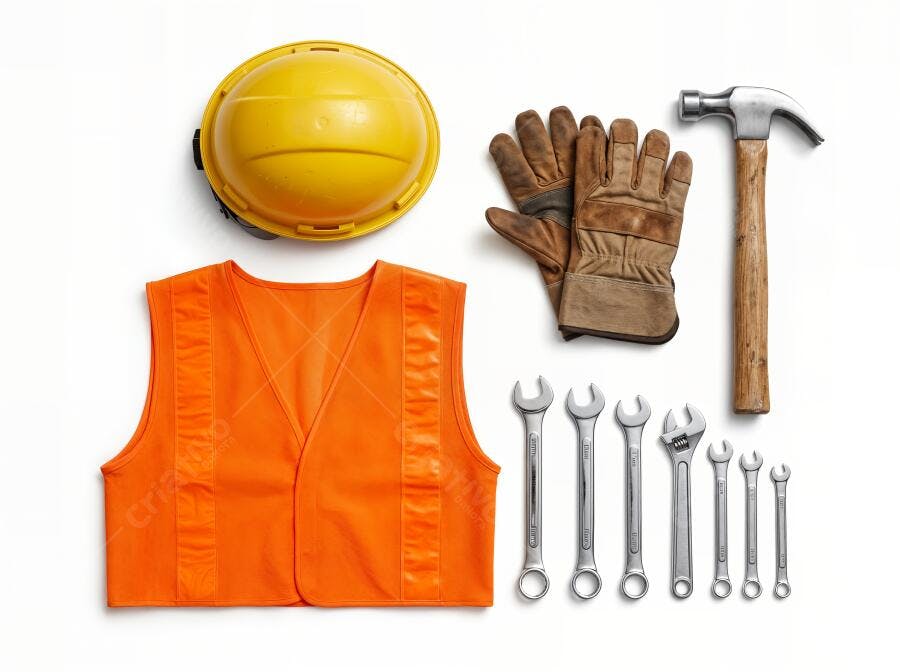 Foto Equipamentos de Segurança Ferramentas Construção Civil