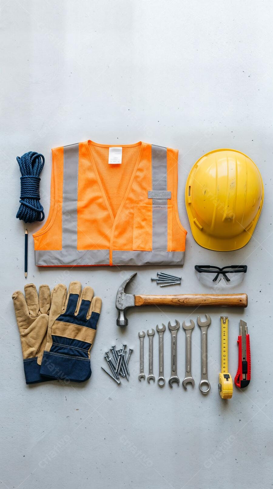 Foto Ferramentas Construção Civil Equipamentos Segurança