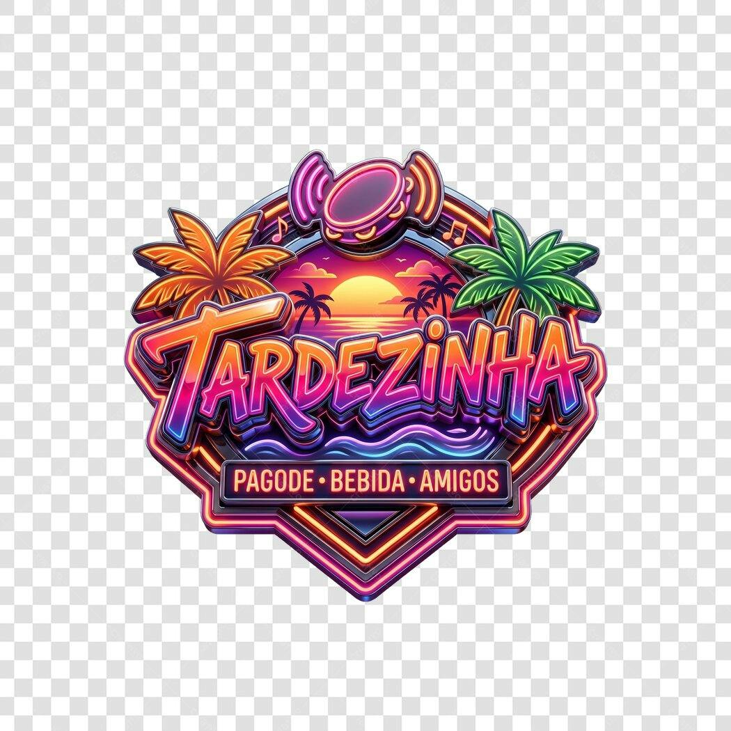Logo TARDESINHA Pagode Bebida Amigos PNG Fundo Transparente